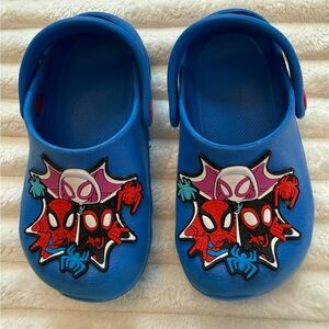 Spider-Man Blue Kids Clogs